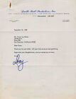 Lucille Lucy Ball Rare Typed Letter Signed