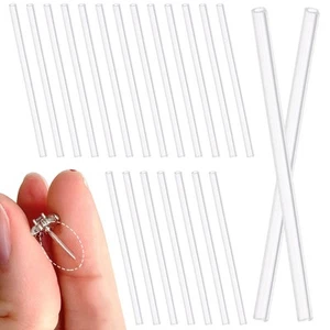 50 Pcs Silicone Earring Tube Protector Protective Cover Man Sleeve - Picture 1 of 12