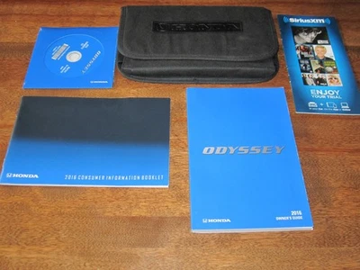 Honda Odyssey 2016 manual del propietario fabricante de equipos originales con libros complementarios, CD y estuche Foto 1 de 2