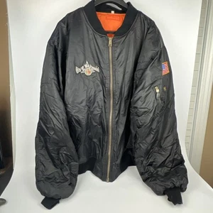 Rothco MA-1 Bomber Jacket 5XL – Black/Orange Reversible | City of Los Angeles - Picture 1 of 5