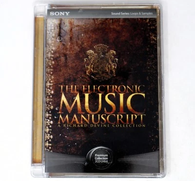 Sony Sound Series Electronic Music Manuscript Loops Sample Library/Sampling 2 CD - Image 1 of 2