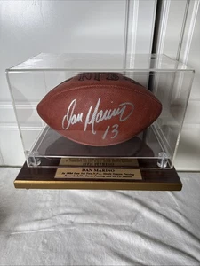 Football Dan Marino Signed Autograph NFL Deluxe Display Case No COA - Picture 1 of 5