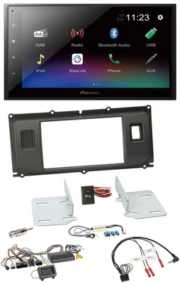 Pioneer USB Bluetooth DAB 2DIN Lenkrad Autoradio für Land Rover Evoque ab 2014 - Bild 1 von 4