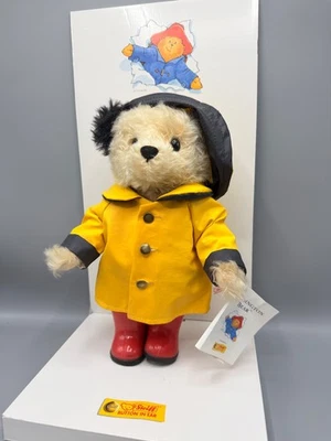 Steiff 354311 Teddybär Paddington mit Regenmantel limitiert 2500 aus 2005 28cm - Bild 1 von 4