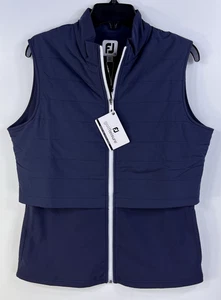Nuevo chaleco aislante FootJoy FJ en capas azul marino para mujer mediano 29270 - Imagen 1 de 6