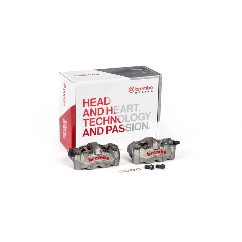 Brembo GP4-RS Set de 2 Étriers de Frein 108mm pour Kawasaki ZX-10R, Honda CBR 600 (220C78310)