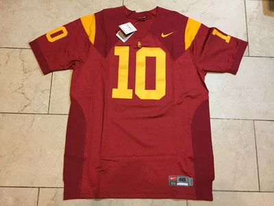Camiseta de fútbol USC Trojans cardenal y dorada talla 48 # 10 Foto 1 de 2