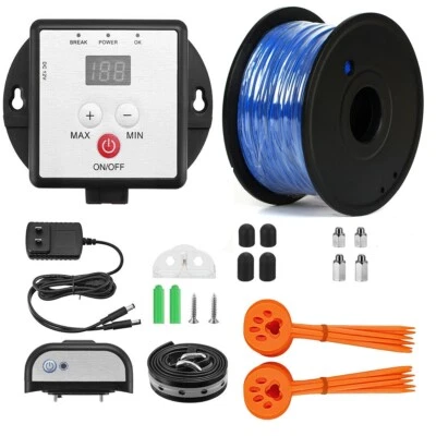 IMESHBEAN Wireless Electric Dog Fence Pet Containment System Shock 1 Collar In Ground US