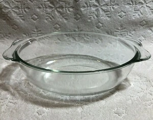 Vintage JAJ-PYREX ENGLAND; Clear Oval Casserole 1083-B pre-‘60s CROWN-LOGO - Picture 1 of 12