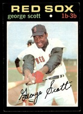 1971 Topps George Scott #9 Boston Red Sox VG-EX