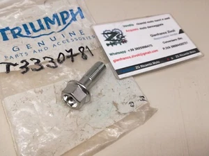 T3330781 Originale Triumph vite pinza freno pedana bullone M10X1.25X30 T3205000 - Imagen 1 de 1
