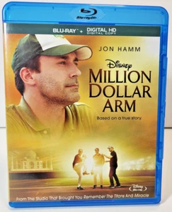 Disney MILLION DOLLAR ARM Jon Hamm Blu-Ray Digital HD Baseball - Picture 1 of 3