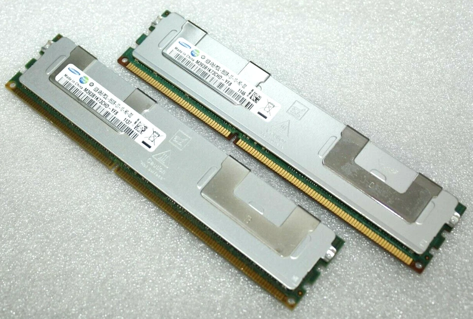 Samsung 16GB (2X8GB) 4Rx8 PC3L-8500R DDR3 ECC Server Memory Ram M393B1K73CHD-YF8 - Image 1 of 1