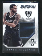 DERON WILLIAMS 2013/14 13/14 PANINI INNOVATION GAME JERSEY #155/175 AD3006