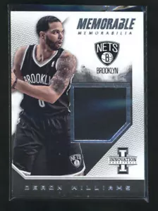 DERON WILLIAMS 2013/14 13/14 PANINI INNOVATION GAME JERSEY #155/175 AD3006 - Picture 1 of 1