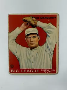 1933 Goudey Big League Chewing Gum - R319 Fred Marberry #104 (RC) - Picture 1 of 2