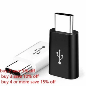 Female Converter Charging Cable Type-C Connector Android Micro USB Adapter - Picture 1 of 10