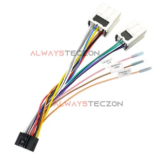 Car Stereo Radio Wiring Harness Adapter Cable Aftermarket for Nissan Infiniti - Picture 1 of 6
