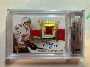 MATTHEW TKACHUK - 2016 SP Authentic Future Watch Auto Patch #150, /100, BGS 9/9 - Picture 1 of 2