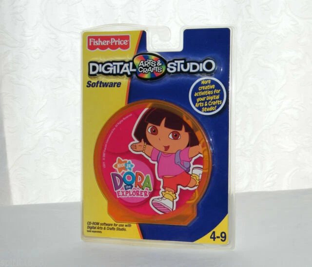 Dora The Explorer Nick JR Fisher-Price Digital Arts & Crafts Studio Software NIP - Image 1 of 1
