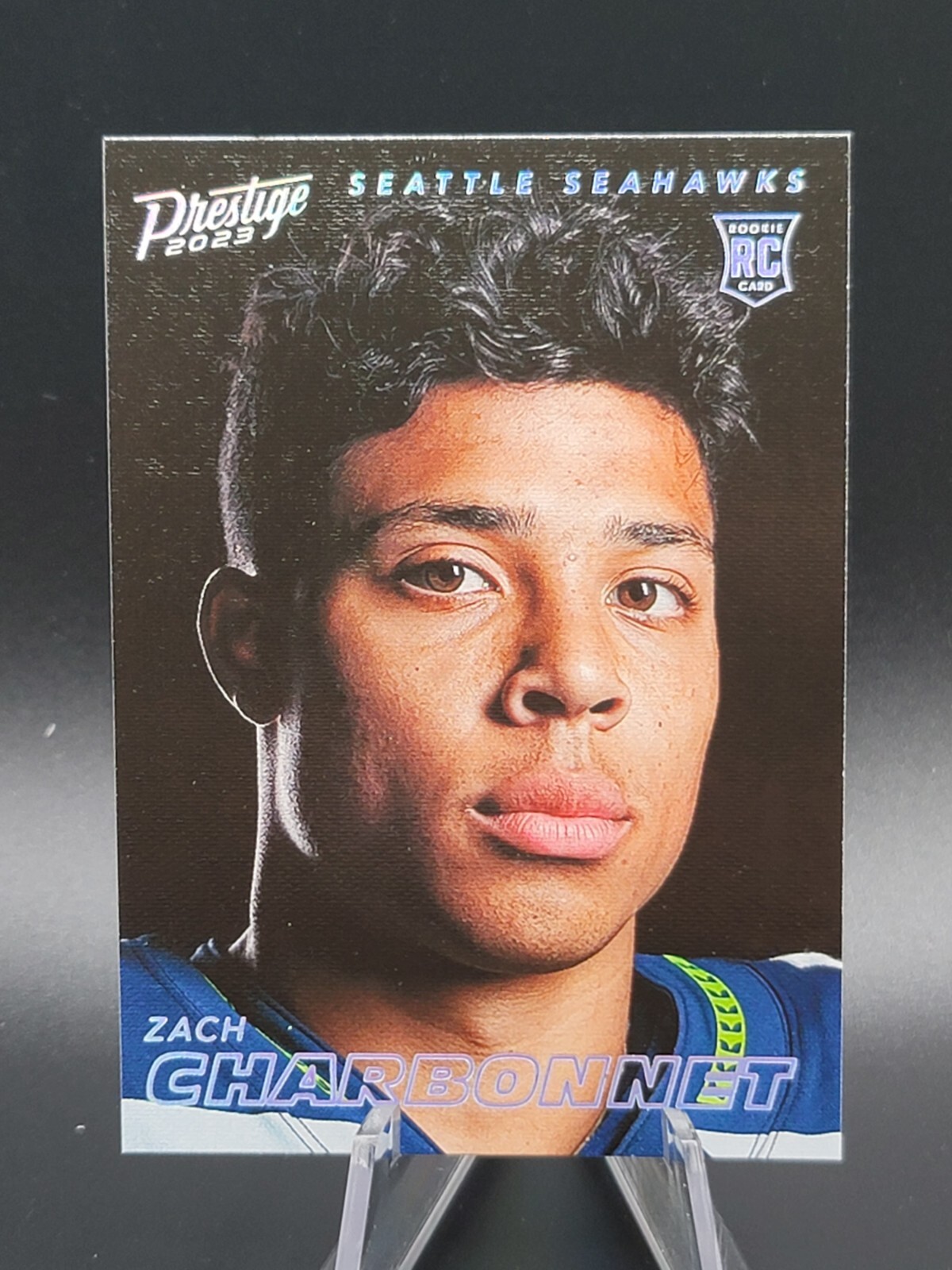 2023 Zach Charbonnet Prestige Rookie Portraits Rookie Card RC Seahawks
