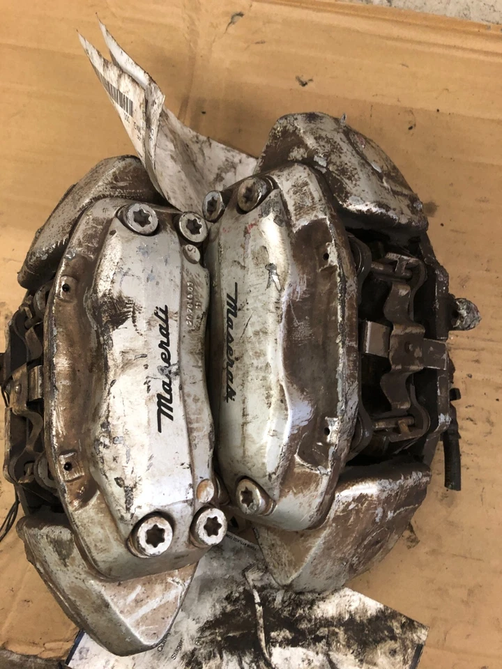 2005-12 Maserati Quattroporte GranTurismo Front 4-Piston Brembo Calipers SETs - Image 1 of 4