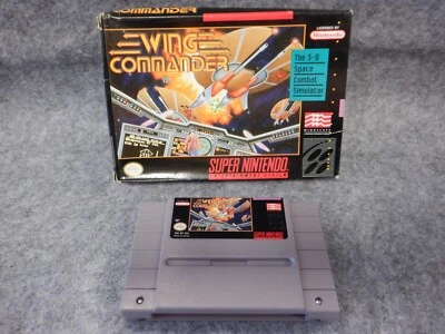 SNES Games - Wing Commander W/ Box - Excellent Condition - Image 1 of 3