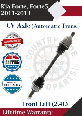 Eixo CV dianteiro esquerdo para 2011-2013 Kia Forte/Forte5 automático Trans. Guerra vitalícia. - Imagem 1 de 4
