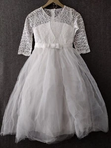 IBTOM CASTLE Flower Girls Princess Dress Bridesmaid Wedding Gown Pageant Formal - Picture 1 of 15