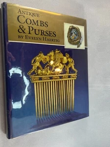Antique Combs & Purses SIGNED by Author Evelyn Haertig VIDEO Color Dust Jkt Poly - Imagen 1 de 6