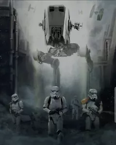 Wall Mural 2.5M X 2M wallpaper giant poster style Star Wars IMPERIAL FORCE decor - Picture 1 of 2