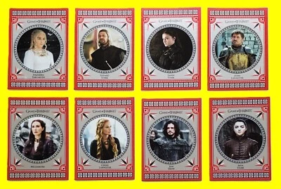 Game of Thrones Legends of the Realm Ruby Complete Set 1-99 Serial #xx/50 - Image 1 of 4