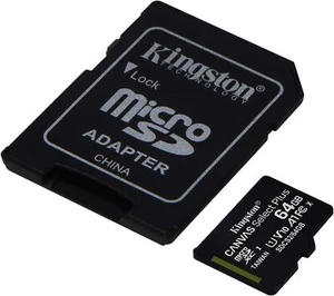 Kingston Canvas Select Plus MicroSD Card 64GB - Picture 1 of 5