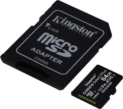 Kingston Canvas Select Plus MicroSD Card 64GB - Image 1 of 4