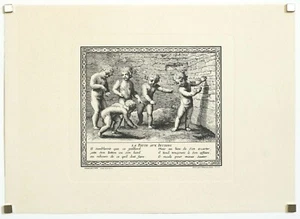 Ebond Antique Print Ponte Vecchio La Patte avx Iettons Bouzonnet-Stella S000021 - Imagen 1 de 1