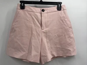 Rag & Bone Women's Wool Spandex Blend Flat Front Baby Pink Shorts Size 2 - Picture 1 of 12