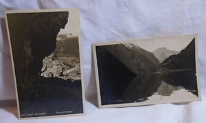 2 Norway Real Photo Postcards RPPC Parti Fra Laerdal & NoreFjorden . - Picture 1 of 2