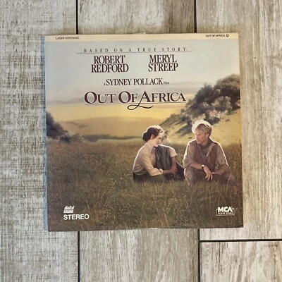 "Out Of Africa" Robert Redford and Meryl Streep Laserdisc LD Sydney Pollack - Image 1 of 4