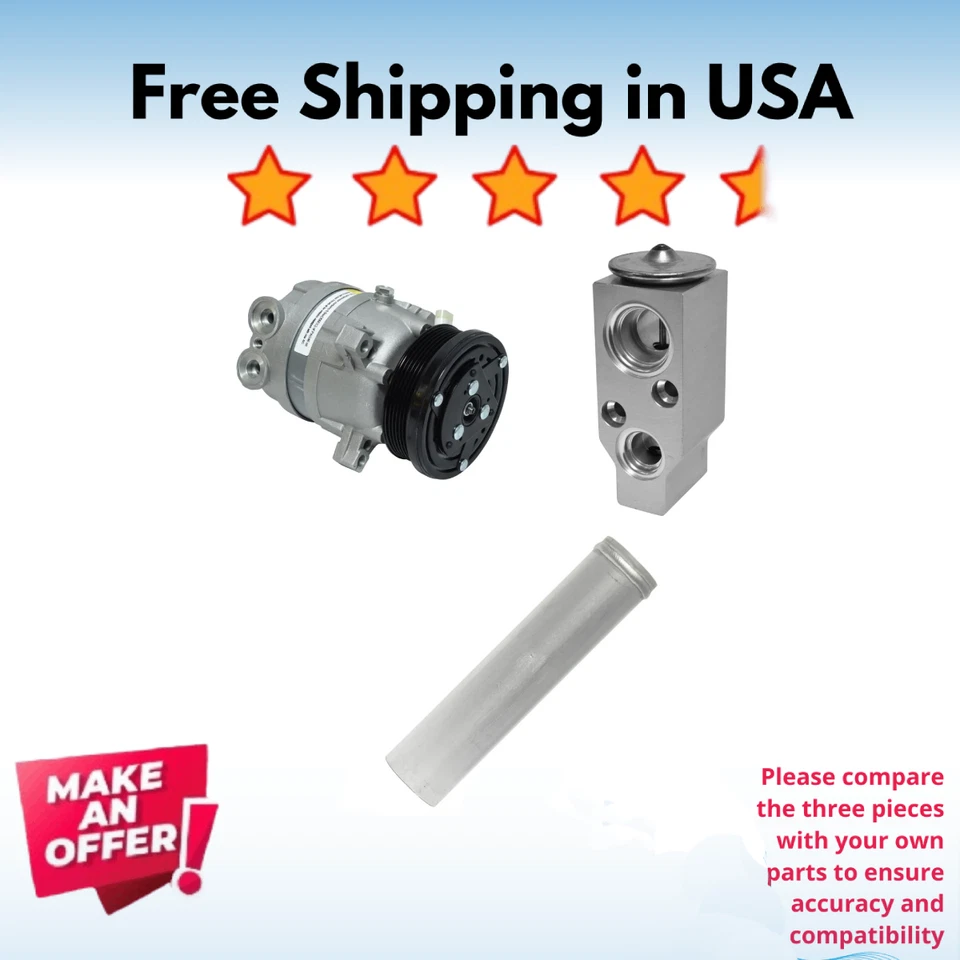 Kit Compressor A/C Fit Chevrolet Optra 2004-2007, Suzuki Forenza 2005-2008 - Image 1 of 4