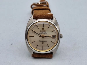 RARE 1967 OMEGA CONSTELLATION CAL:564 SILVER DIAL DATE AUTO MAN'S WATCH / L008 - Picture 1 of 9