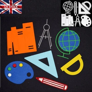 Set 7 Pezzi Fustelle da Taglio in Metallo Tema Educazione, Esami, Scuola, Università B6 - Foto 1 di 4