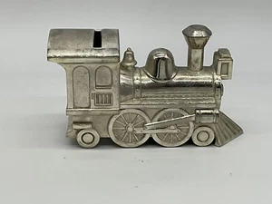Silver Plated train bank 5 in - Picture 1 of 6