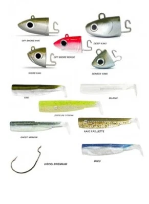 ARTIFICIALE FIIISH BLACK MINNOW 90 MM N 2 TESTE CORPI AMI PESCA MARE FIUME