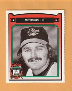 Tarjeta Corona Mike Reinbach Baltimore Orioles 1991 #376 UCLA Bruins 9B - Imagen 1 de 2