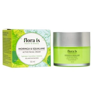 MORINGA UND SQUALAN GESICHTSCREME FÜR TROCKENE UND NORMALE HAUT 50 ml. - Bild 1 von 3