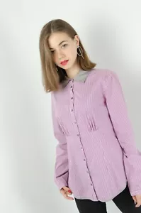 Cerruti Striped Women's Shirt Size M - Picture 1 of 10