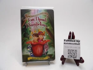 The Adventures of Tom Thumb & Thumbelina [VHS] [VHS Tape] Free Shipping - Picture 1 of 5