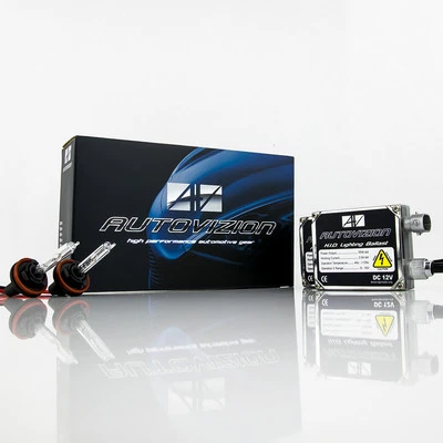 Autovizion Premier 55 Watts H9 5000K OEM White HID Xenon Kit High Beam - Image 1 of 4