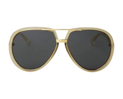 Gafas de sol Gucci GG0904S-003 marco dorado amarillo/lentes verdes Foto 1 de 3