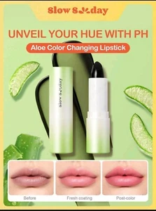 SlowSunday Aloe Vera Color Changing Lip Balm Color Changing Lipstick,Long... - Picture 1 of 1